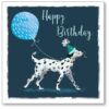 Time to Party Dalmatian Birthday Single Card-0