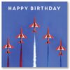 The Red Arrows Display Birthday Single Card-0