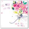Pretty Peonies Get Well Single Card-0