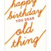 Happy Birthday You Dear Old Thing Single Card-0