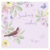 Sending Birthday Wishes Bird - Cards for Good Causes Charity Single Card - Plastic Free-0
