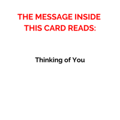 Meadow By The Lake - Thinking of You Single Card-9335