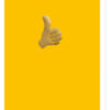 Golden Thumbs Up - Single Everyday Card-0