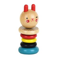 Rabbit Wooden Rattle-7929