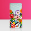 Collier Campbell Slim Address Book with bright, colourful floral design.