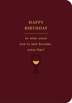 Fine Wine Birthday Single Card-0