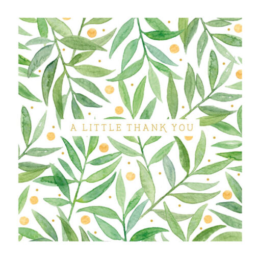 A Little Thank You Single Card-0