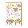 Hang In There Plants Single Card-0