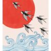 Swallows and Sea Sakura Heights - Everyday Single Card-0