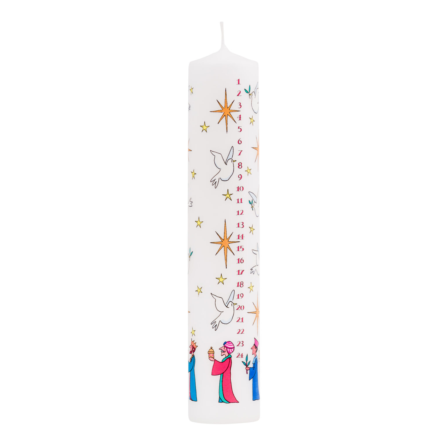 Wise Men Pillar Advent Candle-0