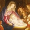 The Nativity at Night - Cards for Good Causes Charity Christmas Cards - Pack of 10-0