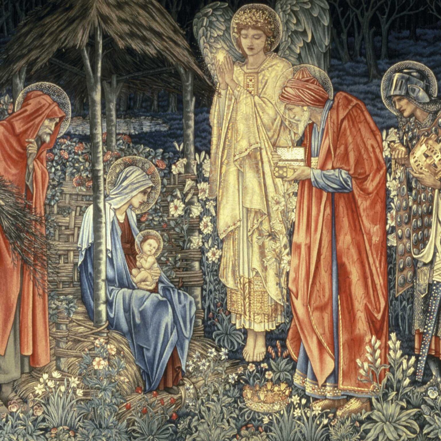 The Adoration of the Magi Tapestry - Crisis Charity Christmas Cards - Pack of 10-0