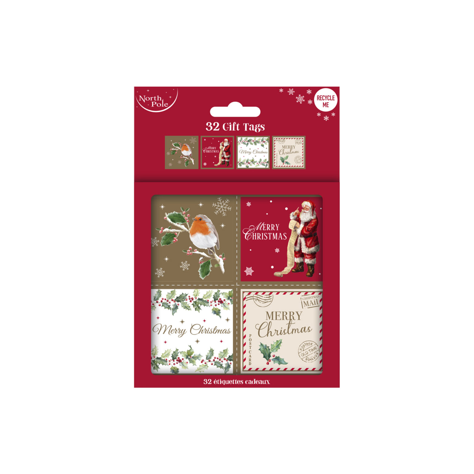 32 Traditional Gift Tags FSC-0