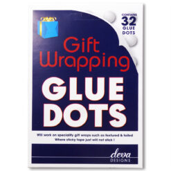 Pack of 32 Gift wrapping glue dots.
