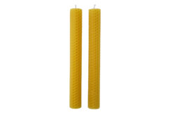 Pack of two beeswax candles