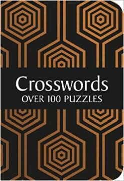 Crosswords book with geometric pattern on cover.