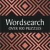 Wordsearch Book with copper geometric pattern. Contains over 100 puzzles.