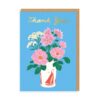 Thank You Floral Vase Single Card-0