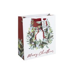 Wreath Medium Gift Bag-0