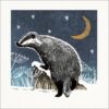 The Badger - Cancer Research Charity Christmas Cards - Pack of 10-0