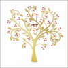 Robins in the Golden Tree - Cancer Research UK Charity Christmas Cards - Pack of 10-0