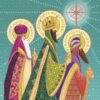The Magi Bearing Gifts - Cancer Research UK Charity Christmas Cards - Pack of 10-0