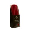 Box of red dinner candles from Wax Lyrical.