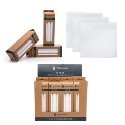 Pack of three Men's handkerchiefs by Tom Franks.