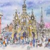Chichester - Local Scene Cards for Good Causes Charity Christmas Cards - Pack of 10-0