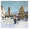 Stamford - Local Scene Cards for Good Causes Charity Christmas Cards - Pack of 10-0