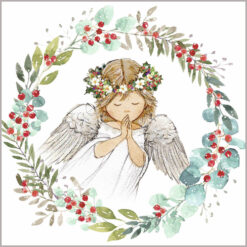 Angel Wreath - Mind Charity Christmas Cards - Pack of 10-0