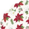 Christmas Florals Scalloped Napkins-0