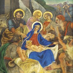 Adoration of Shepherds by Svjatoslav Hordynskyj - National Autistic Society Charity Christmas Cards - Pack of 10-0