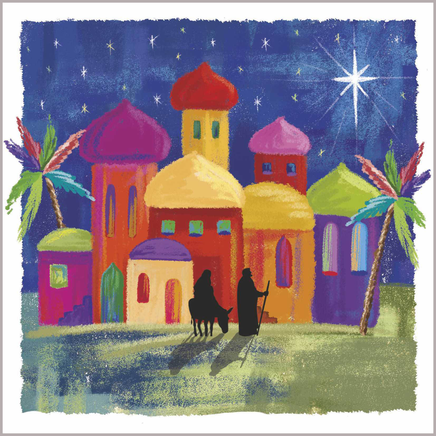 Glory Shone Around - NSPCC Charity Christmas Cards - Pack of 10-0