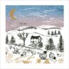 Sheep on the moonlit hill - Scope Charity Christmas Cards - Pack of 10-0