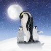 Penguin Family in the Moonlight - Shelter Charity Christmas Cards - PAck of 10-0