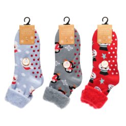 Christmas socks with fun festive designs.