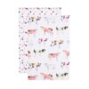 Brushstroke Cow Pack of Two Tea Towels