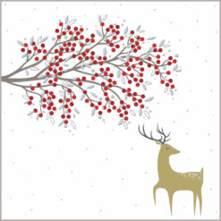 Golden Deer - Together for Short Lives Charity Christmas Cards - Pack of 10-0