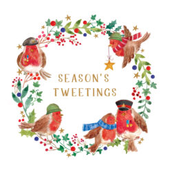 Military Season's Tweetings - ABF The Soldiers Charity Charity Christmas Cards - Pack of 10