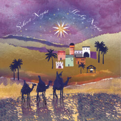 Silent Night Holy Night Nativity - Barnardo's Charity Christmas Cards - Pack of 10