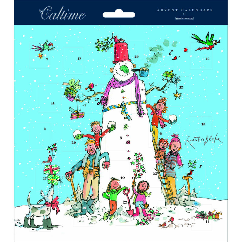 Quentin Blake Building a Snowman Square Advent Calendar