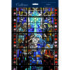 Stained Glass of Nativity in Notre Dame du Rosaire Catholic Church Large Advent Calendar