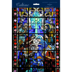 Stained Glass of Nativity in Notre Dame du Rosaire Catholic Church Large Advent Calendar