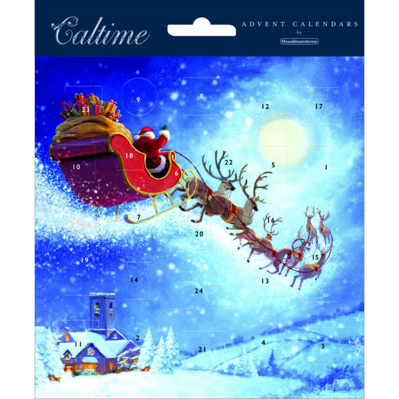 Christmas Eve Advent Calendar Card
