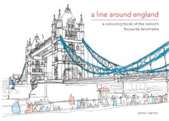 A line around England- a colouring book of the nation's favourite landmarks