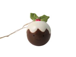 Christmas Pudding Single Decoration