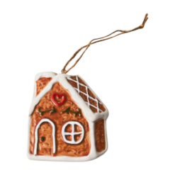 Gingerbread House Ceramic Single Decoration