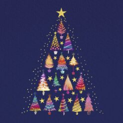 Rainbow Tree of Trees - Terrence Higgins Trust Charity Christmas Cards - Pack of 10