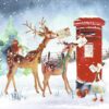 Animals Delivering Their Cards -  Crisis Charity Christmas Cards - Pack of 10